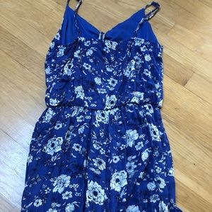 Blue flower romper